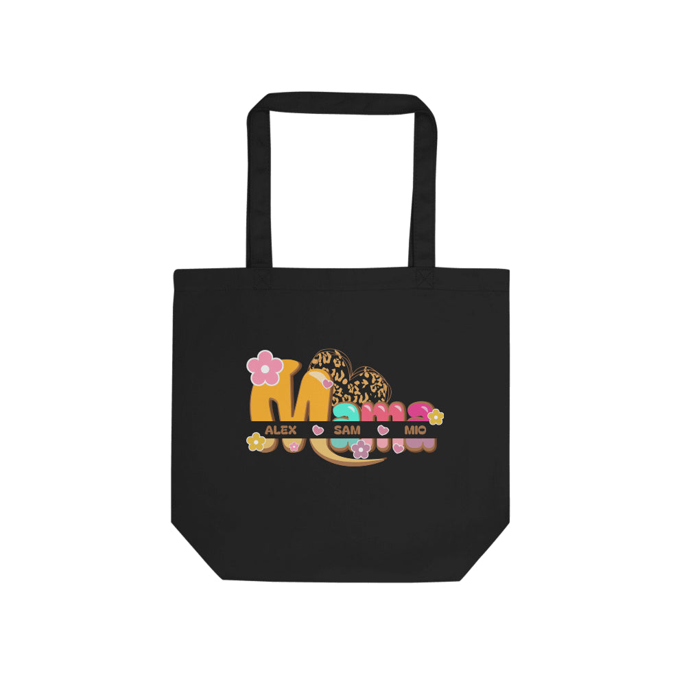 Personalized Mama Tote Bag – Organic Cotton Custom Name Bag | Mother’s Day Gift Birthday Gift For Mom