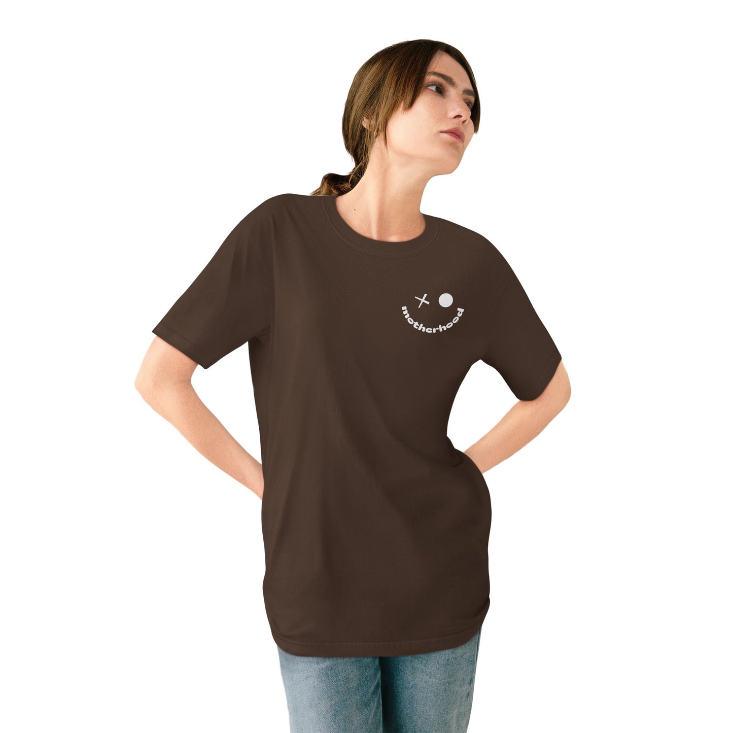 Funny Mom Shirt – “Ain’t No Hood Like Motherhood” – Organic Cotton Tee | Mother’s Day Gift