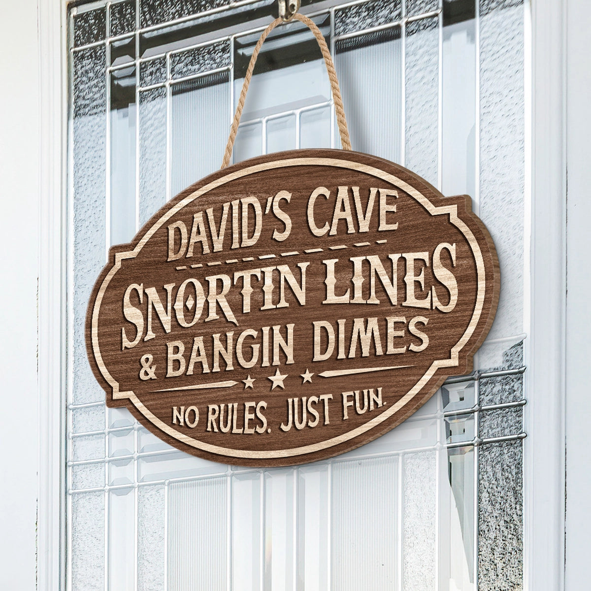 Custom Rustic Wall Decor - Personalized Shaped Wood Sign-web3