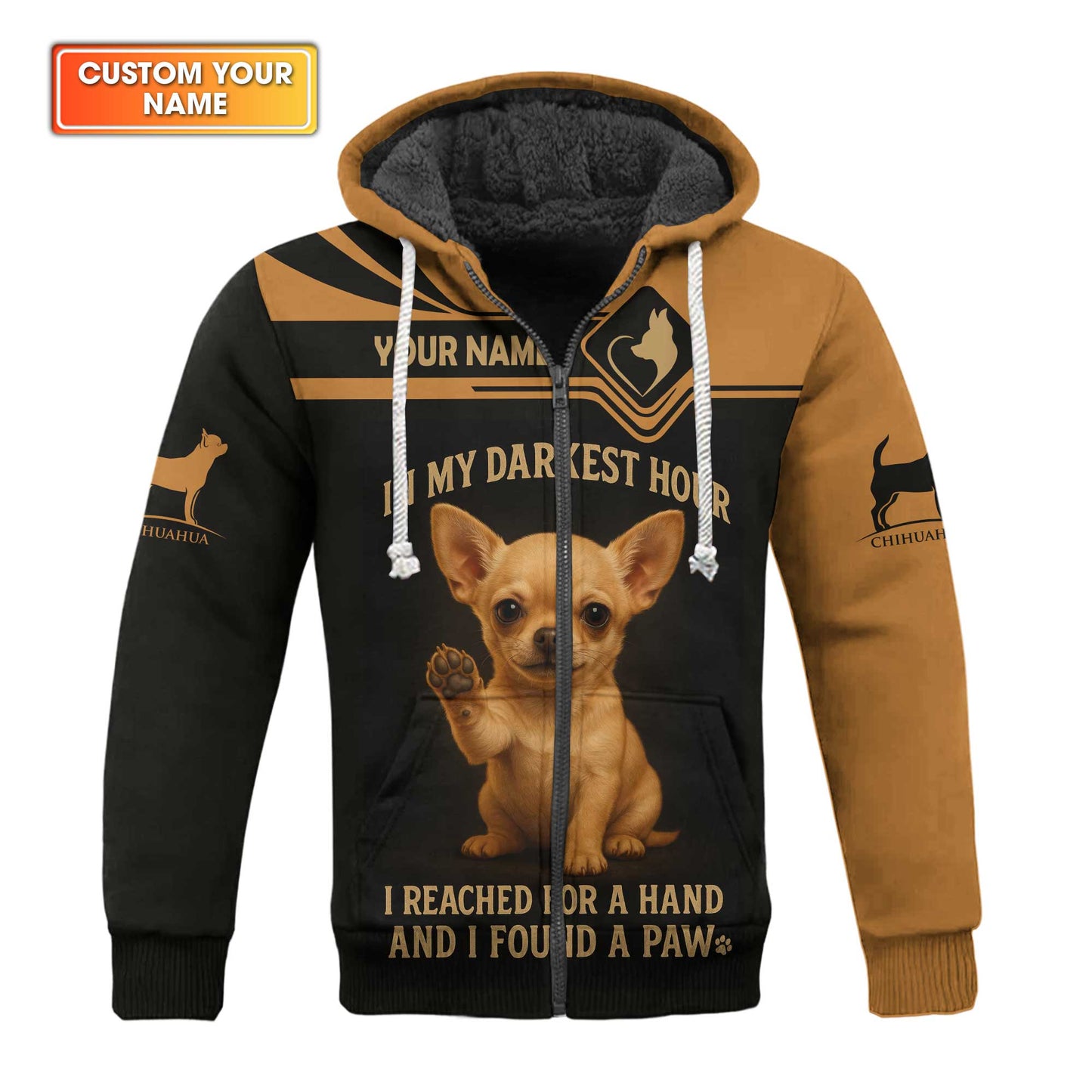 In My Darkest Hour I Reached For A Hand Chihuahua Hoodie, Chihuahua Shirt, Chihuahua Dog T Shirt
