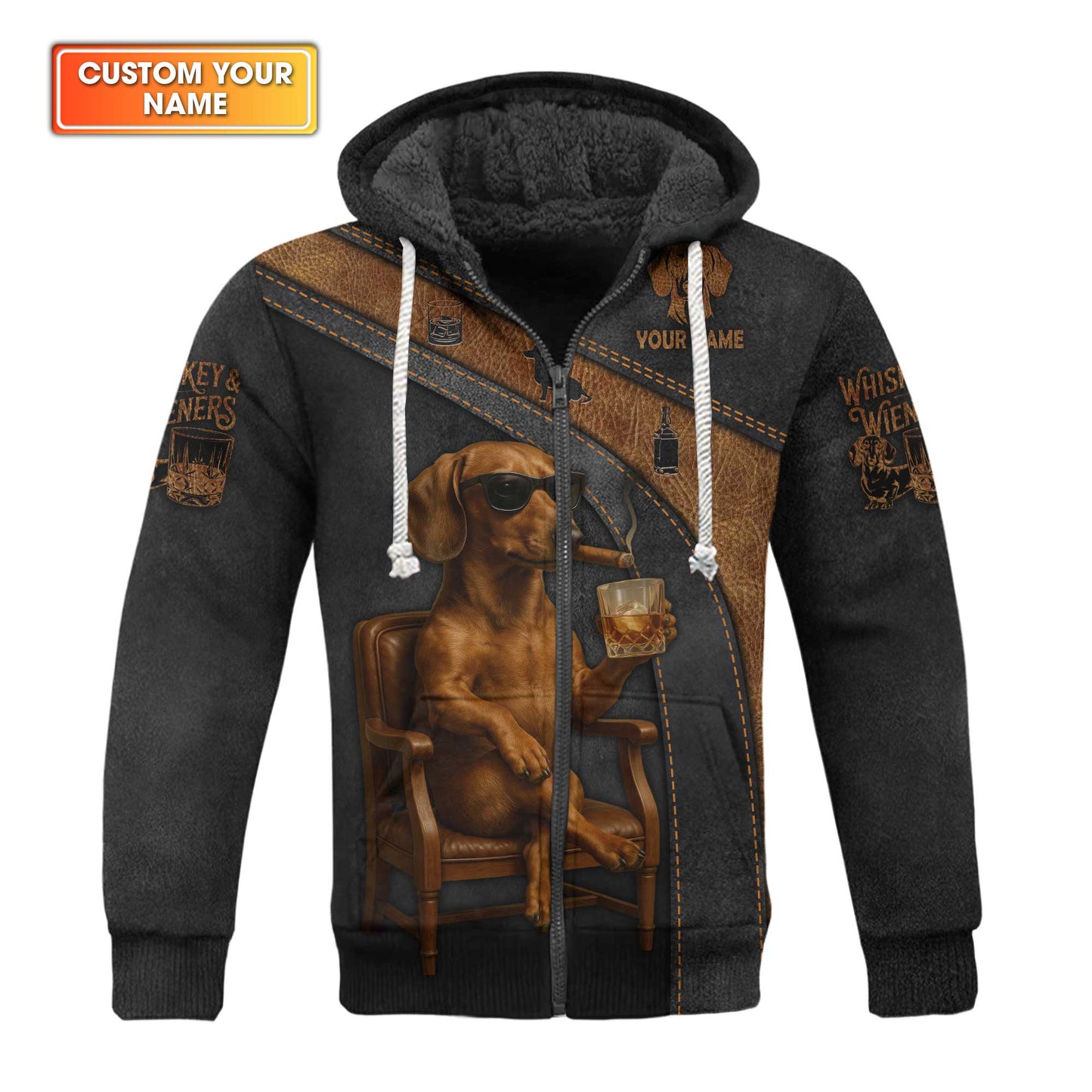 Custom Name Whiskey Dachshund Design, Dachshund T Shirt, Wiener Dog Shirts