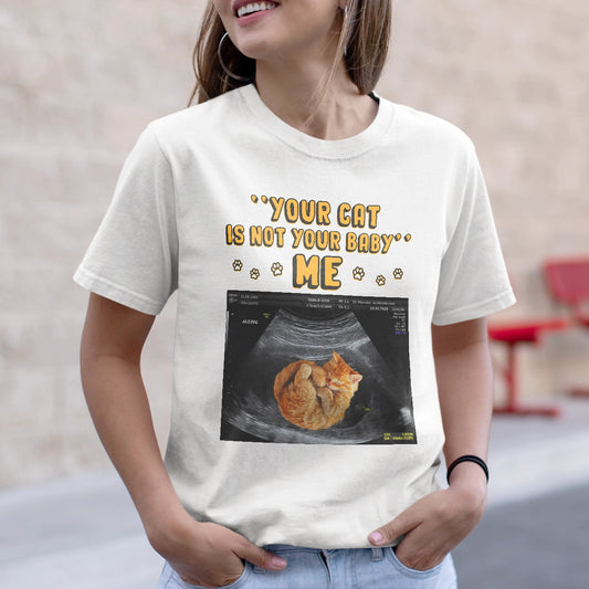 Funny Cat Ultrasound T-Shirt - Cute Personalized Gift for Cat & Dog Lovers-TS-HN02-WEB2
