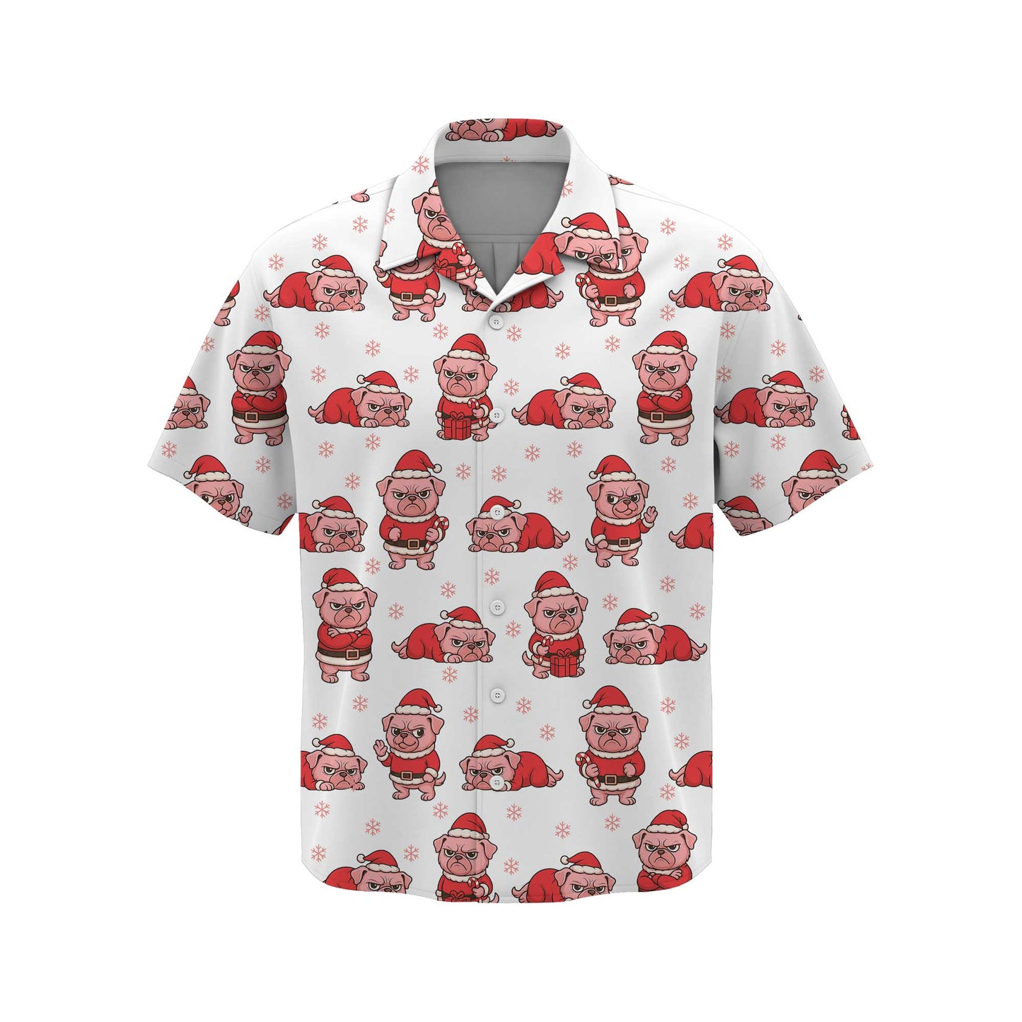 Pink Pug Christmas Hoodie, Funny Pug Christmas Sweatshirt, Perfect Holiday Gift For Dog Lovers