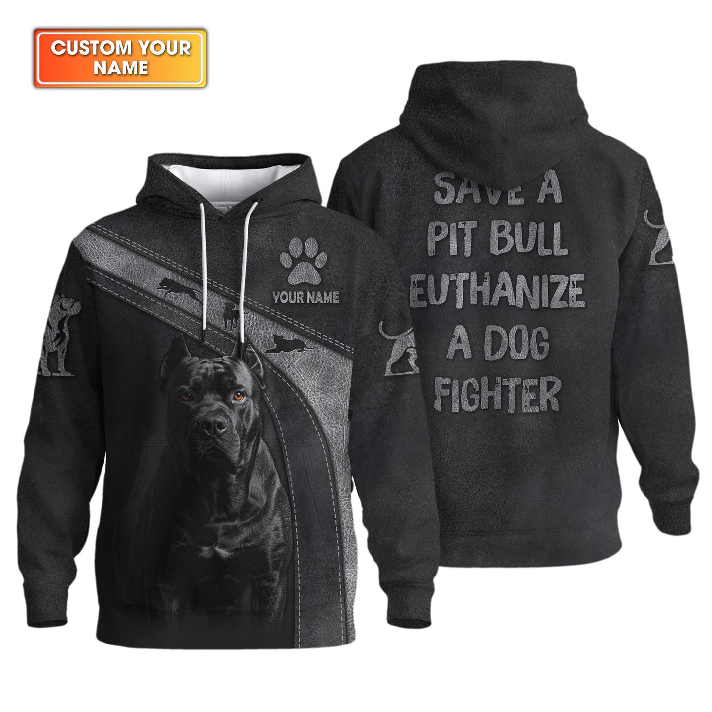 Save A Pit Bull Euthanize A Dog Fighter Shirt, Pit Bull T Shirt, Funny Cool Pit Bull Shirt
