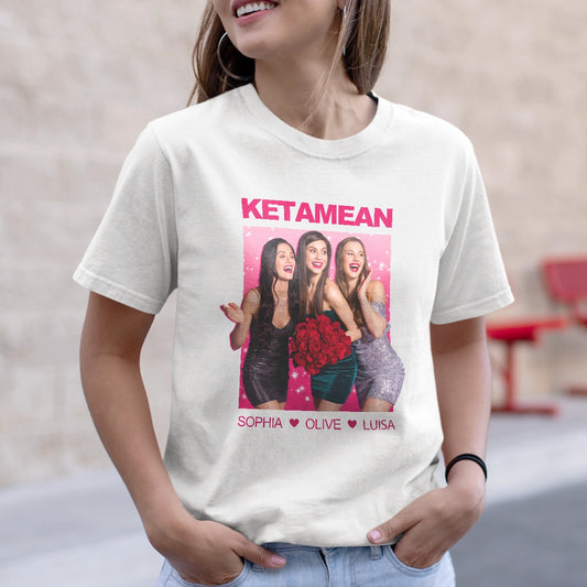 KETAMEAN Funny Retro Party - Personalized Photo T-shirt-web2