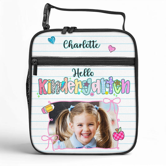 Hello Kindergarten/Pre-K - Custom Back To School Gift - Personalized Lunch Bag