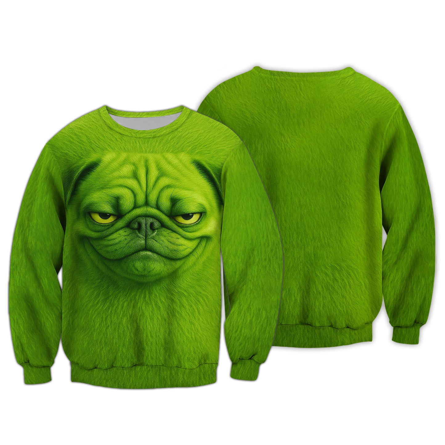 Pug Christmas Shirts, Pugrinch Hoodie For Dog Lovers, Xmas Grinch Pug Shirts, Gift For Christmas Day