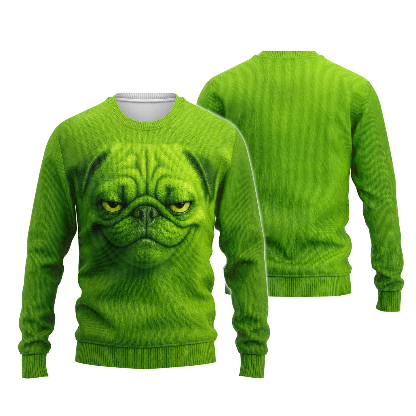 Pug Christmas Shirts, Pugrinch Hoodie For Dog Lovers, Xmas Grinch Pug Shirts, Gift For Christmas Day