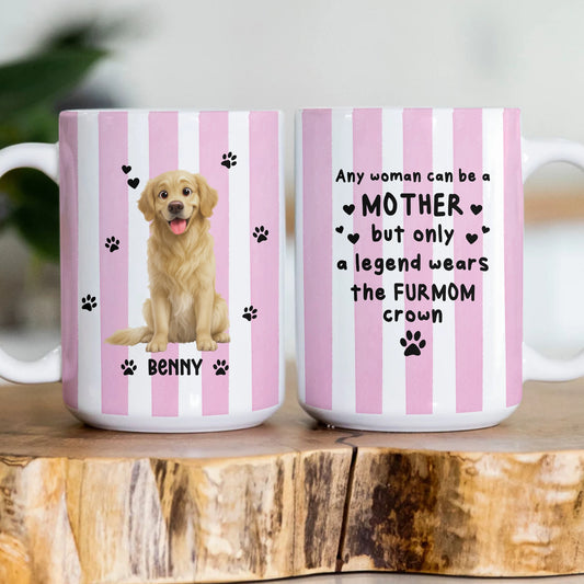 Personalized Fur Mom Mug - Custom Dog Lover Gift-WE-KL36-TT03-web3