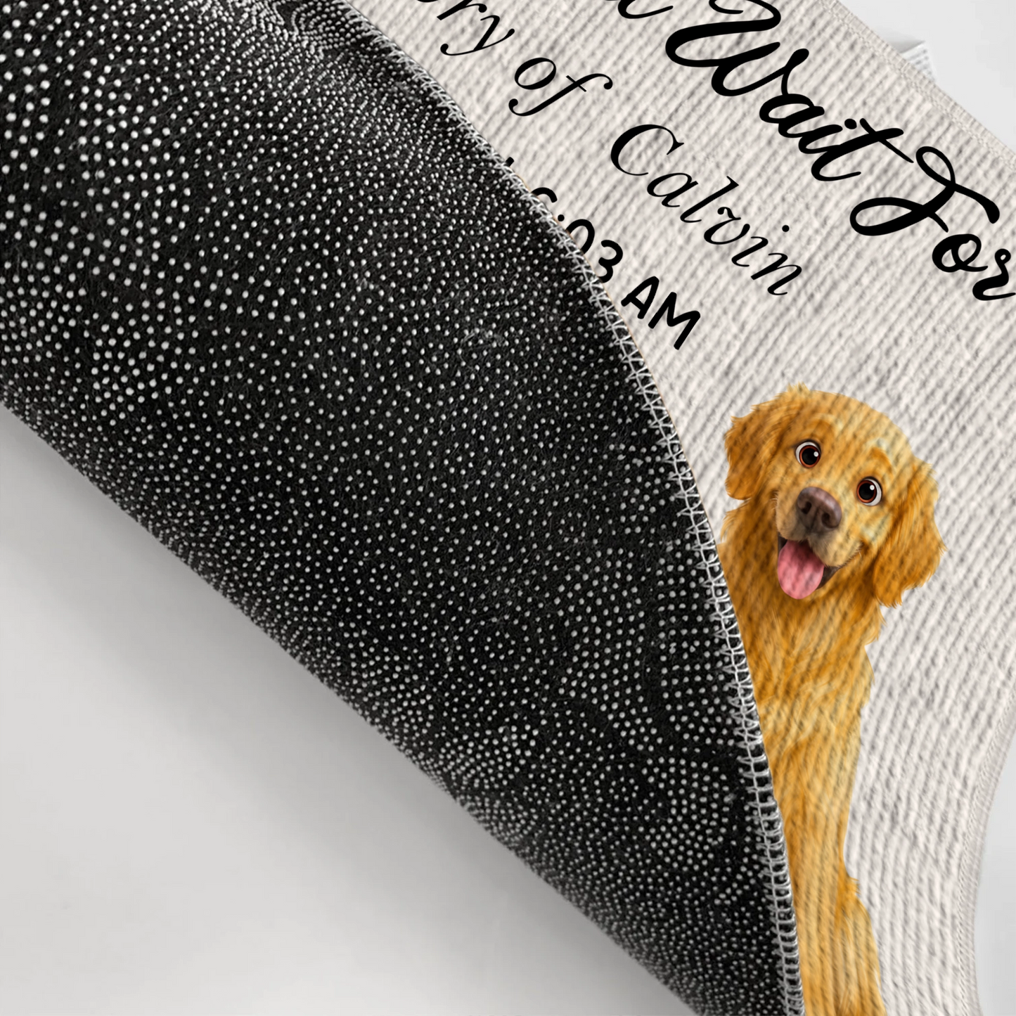 Personalized Pet Memorial Doormat – 'Things I Still Wait For' In Memory of Your Beloved Dog DM-HH18-HN123-web4