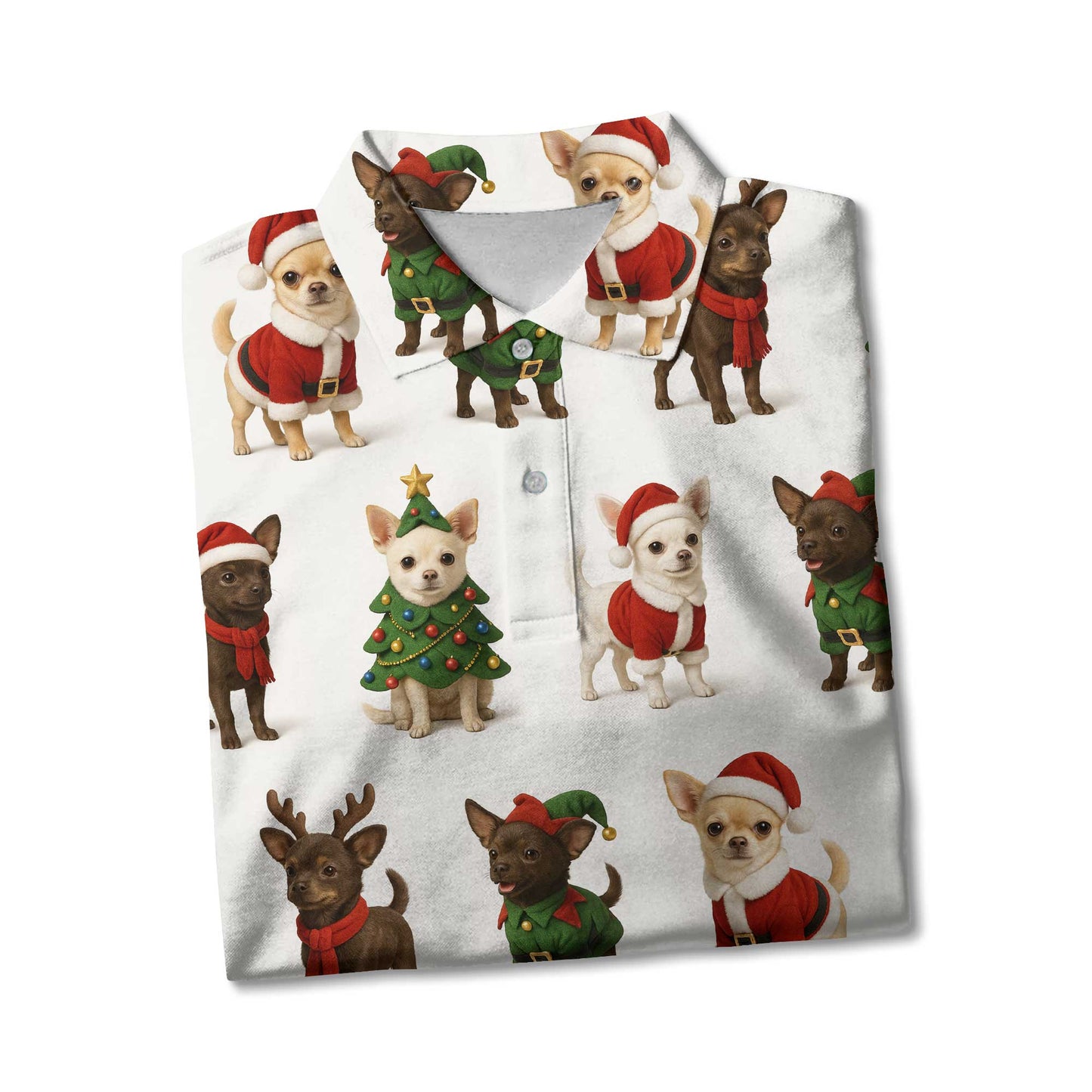 Santa Reindeer Tree Chihuahua Hoodie, Chihuahua T Shirt, Funny Chihuahua Shirt