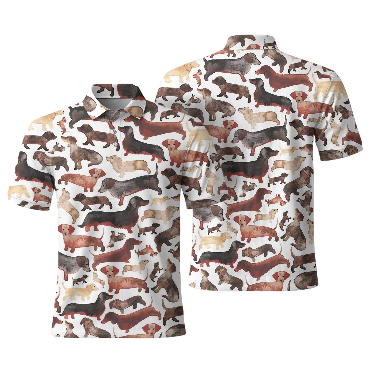 Fun Watercolor Dachshund Art Tee, Dachshund T Shirt, Wiener Dog T Shirt