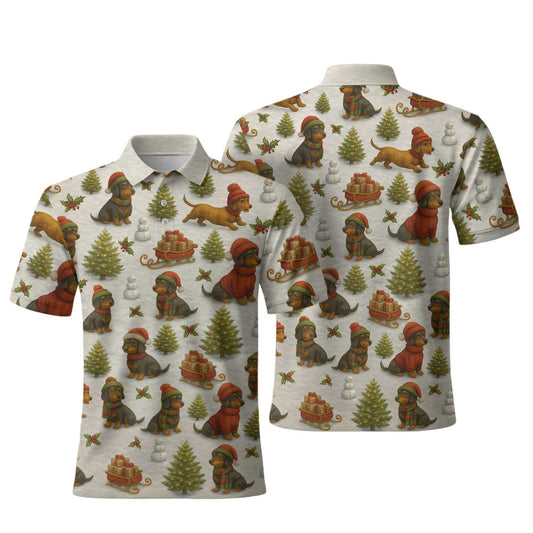 Christmas Dachshund Shirt, Weenie Dog Shirts, Winter Holiday Dog Sweater Design