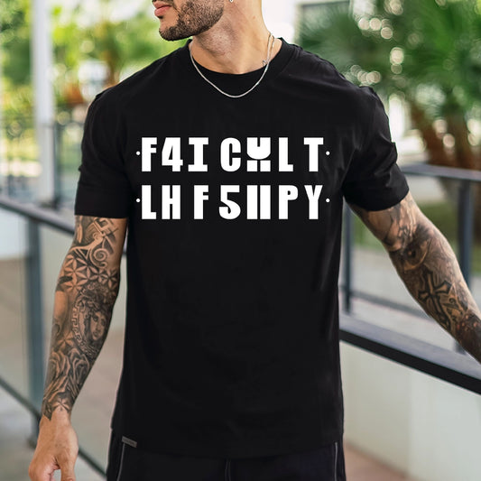 Funny Hidden Message - Fold To Reveal - 100% Organic T-shirt