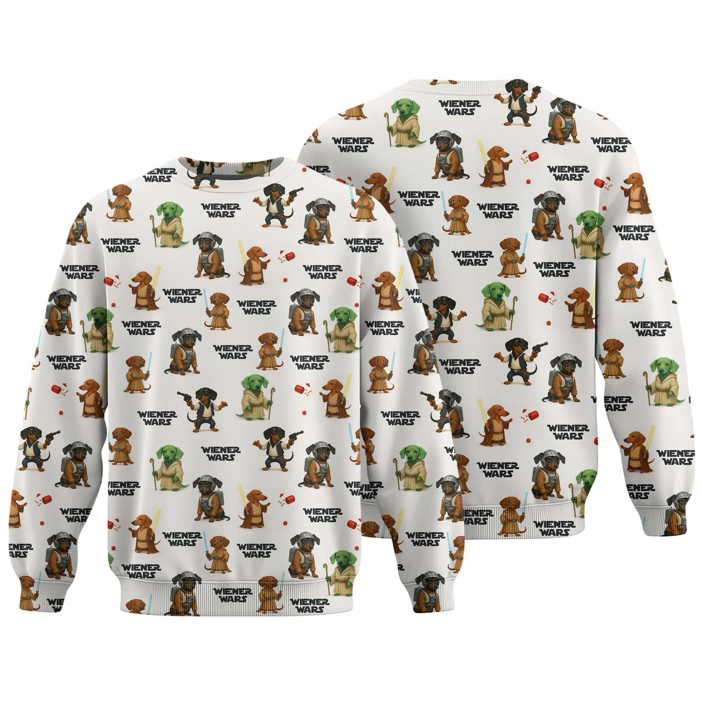 Galaxy Wars Funny Star Parody Dachshund Pattern Polo, Wiener Dog T Shirt, Dachshund T Shirt