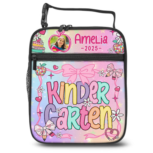 Pre-K Kindergarten Back To School, Custom First Day Of School - Personalized Lunch Bag