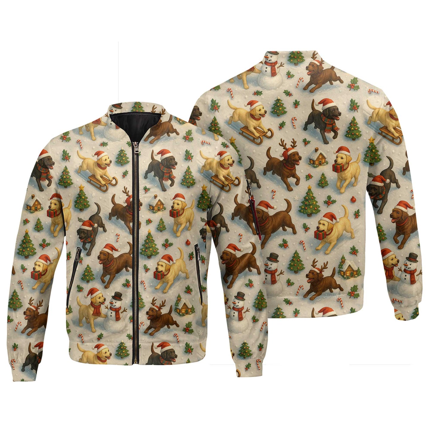 Cute Santa Holiday Lab Puppy Labrador Polo, Christmas Labrador T Shirt, Labrador Dog Shirt