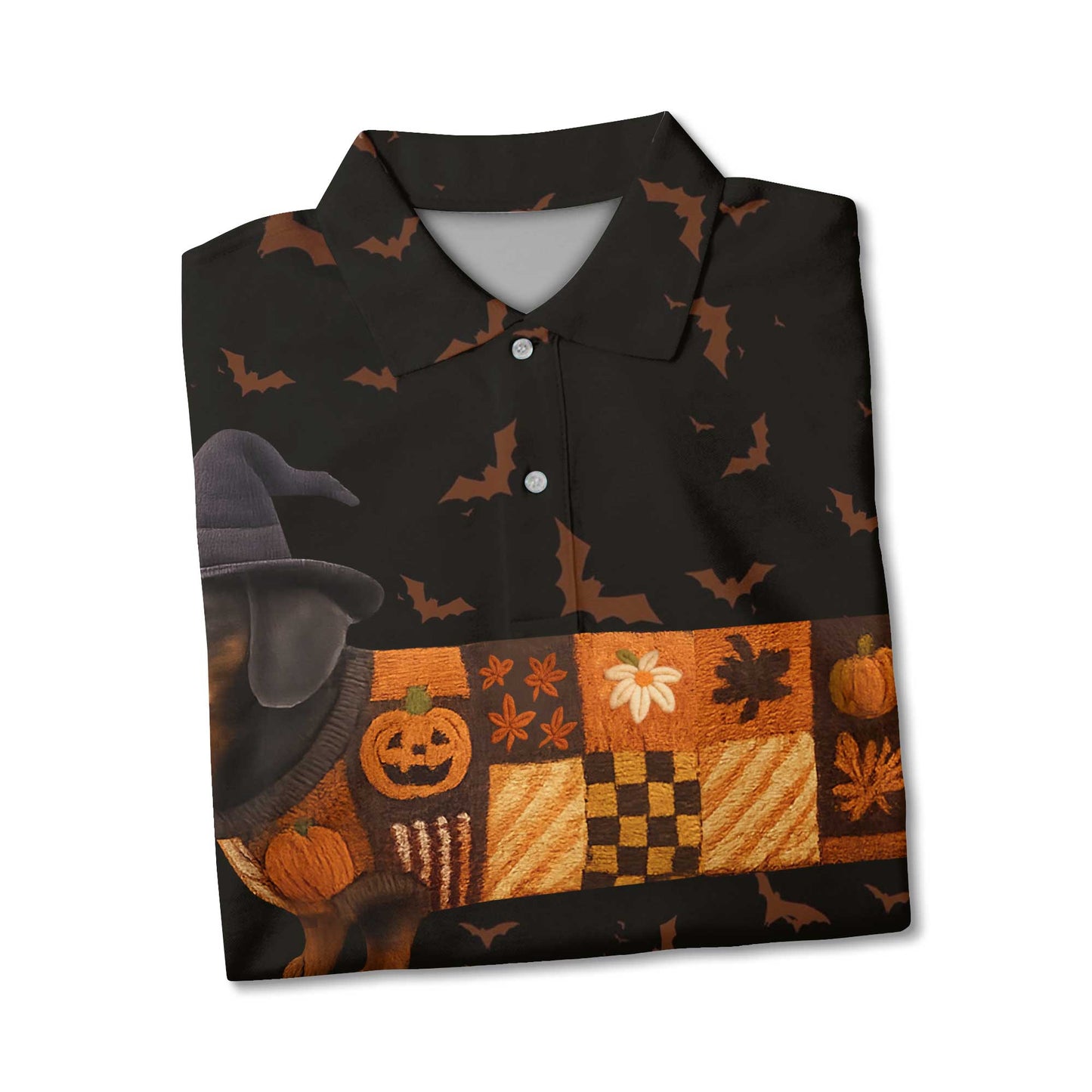 Halloween Pumpkin Long Dachshund Shirt, Dachshund Shirt, Weiner Dog T Shirt