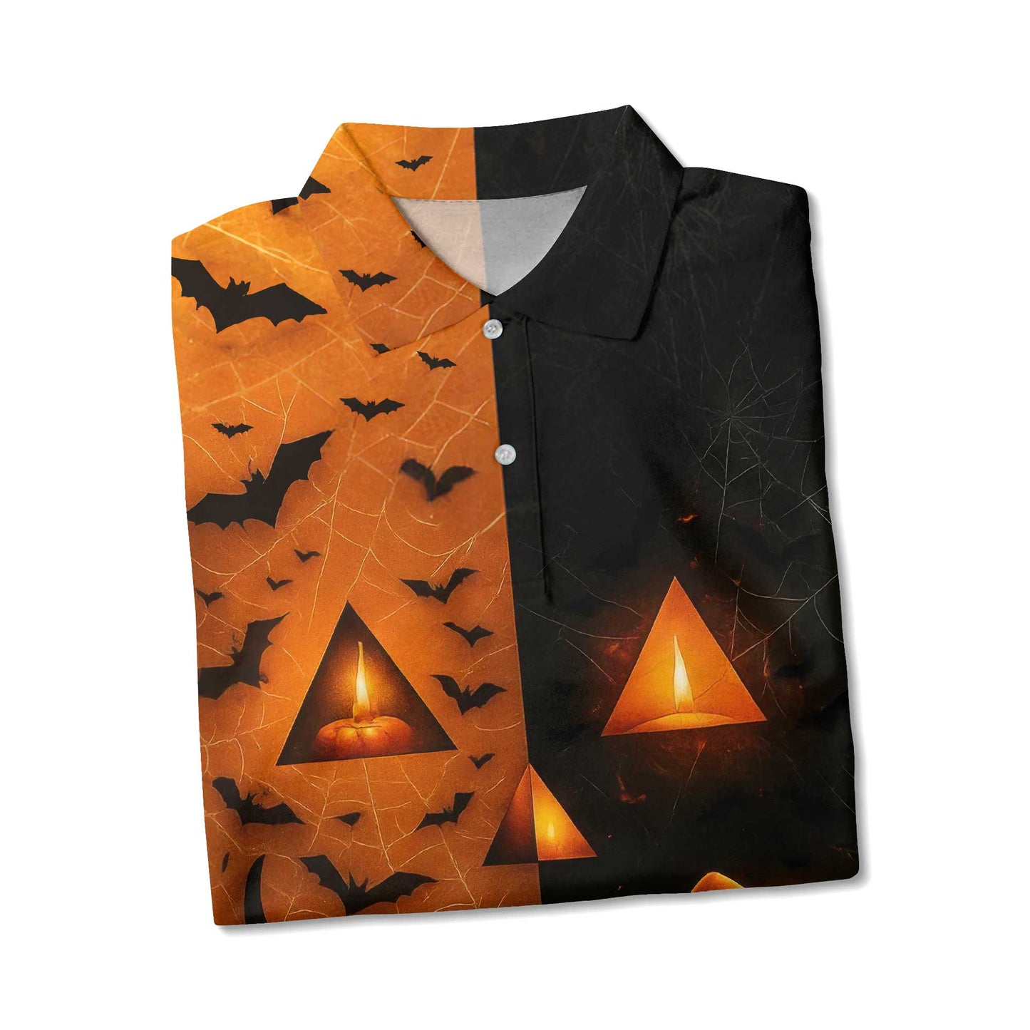 Split Orange & Black Spooky Halloween Dachshund Shirt, Dachshund Shirt, Weiner Dog T Shirt