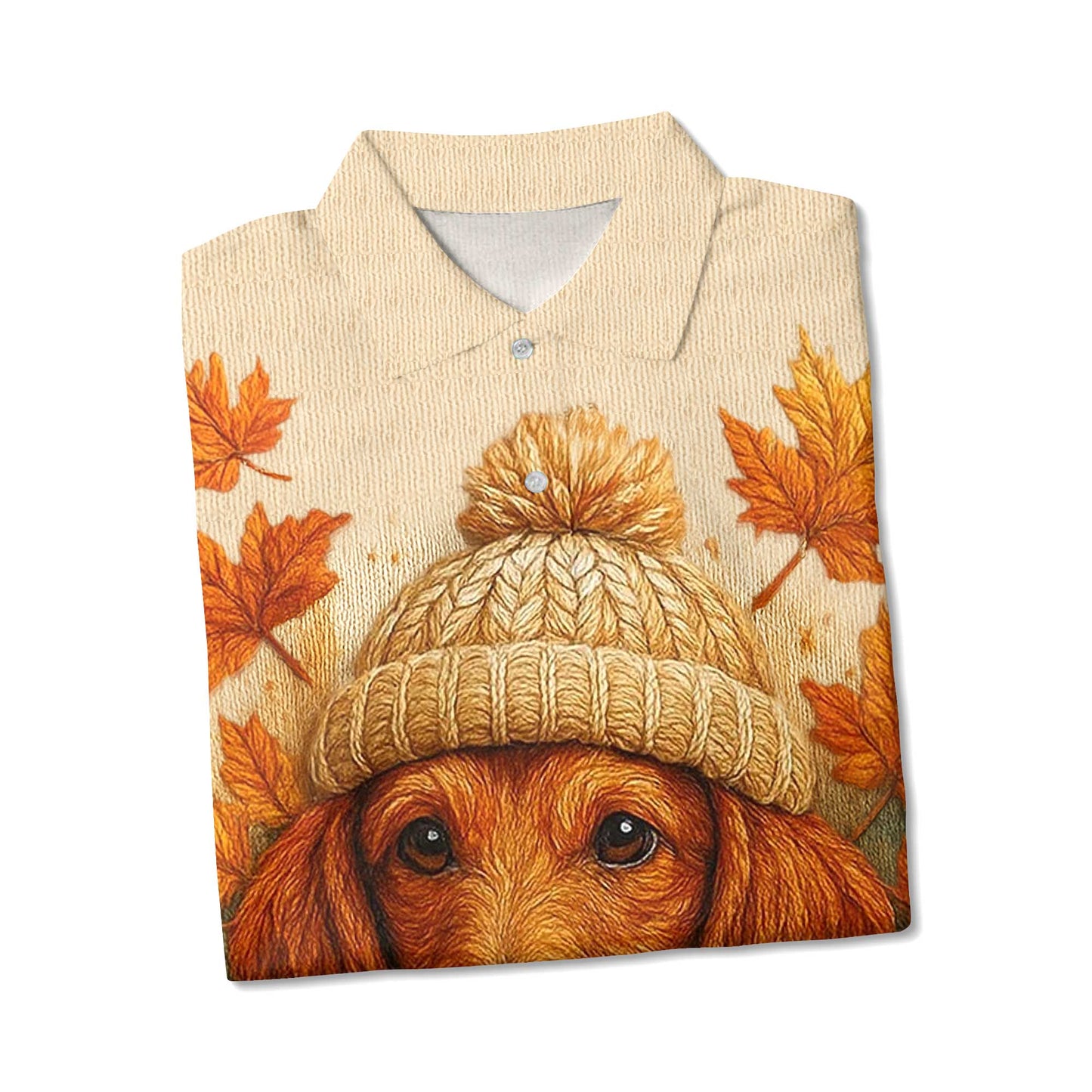 Fall Pumpkin Season Autumn Leaves Tee, Dachshund Shirt, Weiner Dog T Shirt