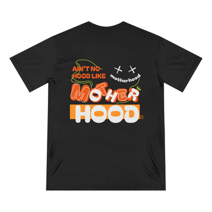 Funny Mom Shirt – “Ain’t No Hood Like Motherhood” – Organic Cotton Tee | Mother’s Day Gift