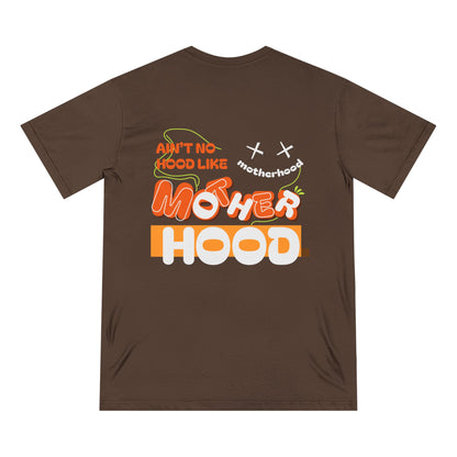 Funny Mom Shirt – “Ain’t No Hood Like Motherhood” – Organic Cotton Tee | Mother’s Day Gift