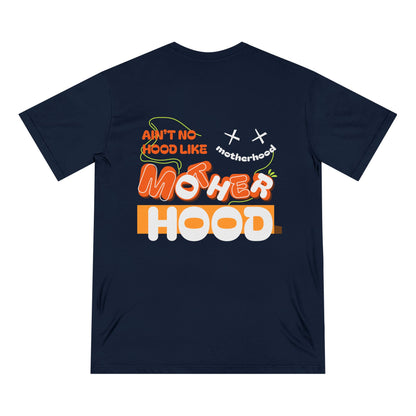 Funny Mom Shirt – “Ain’t No Hood Like Motherhood” – Organic Cotton Tee | Mother’s Day Gift