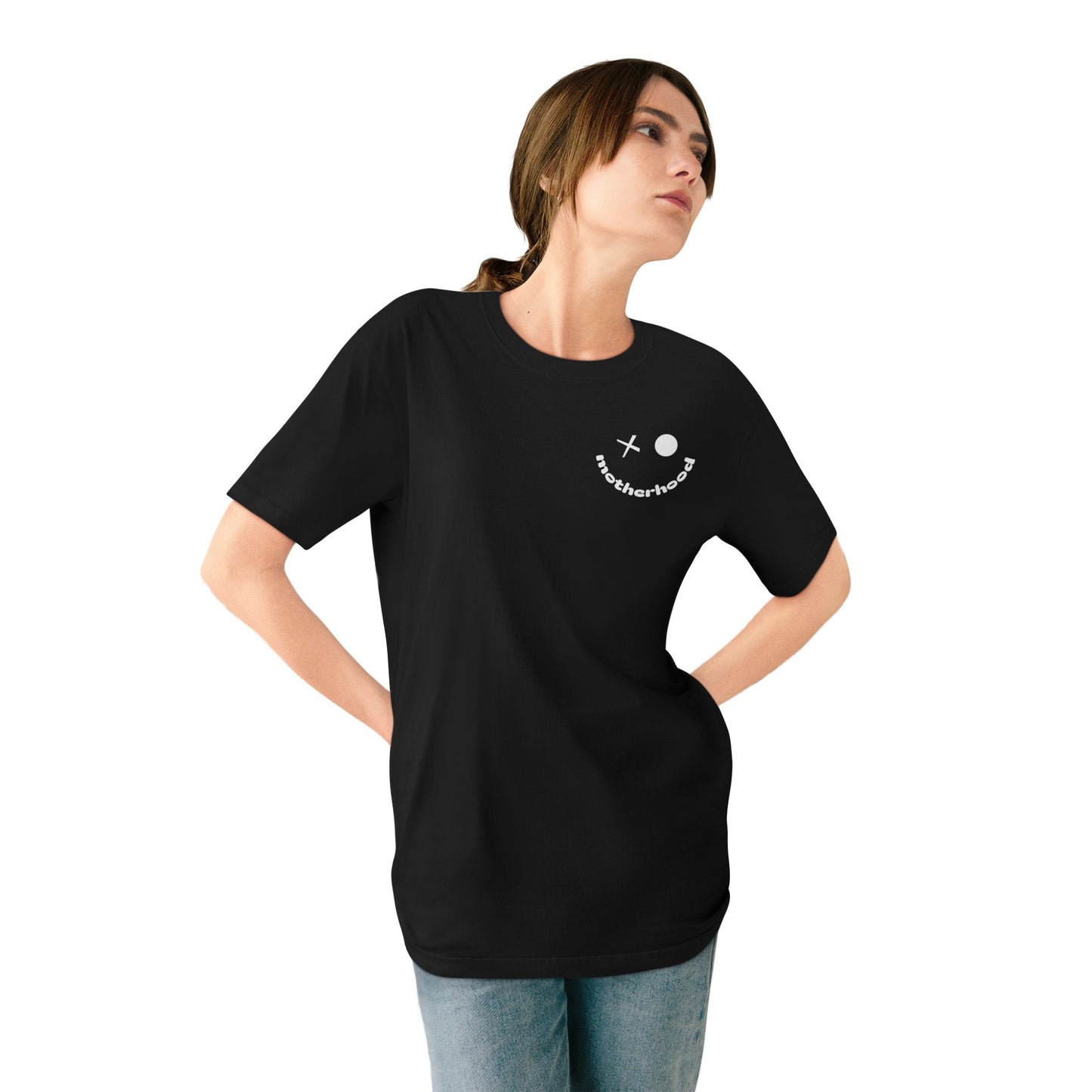 Funny Mom Shirt – “Ain’t No Hood Like Motherhood” – Organic Cotton Tee | Mother’s Day Gift