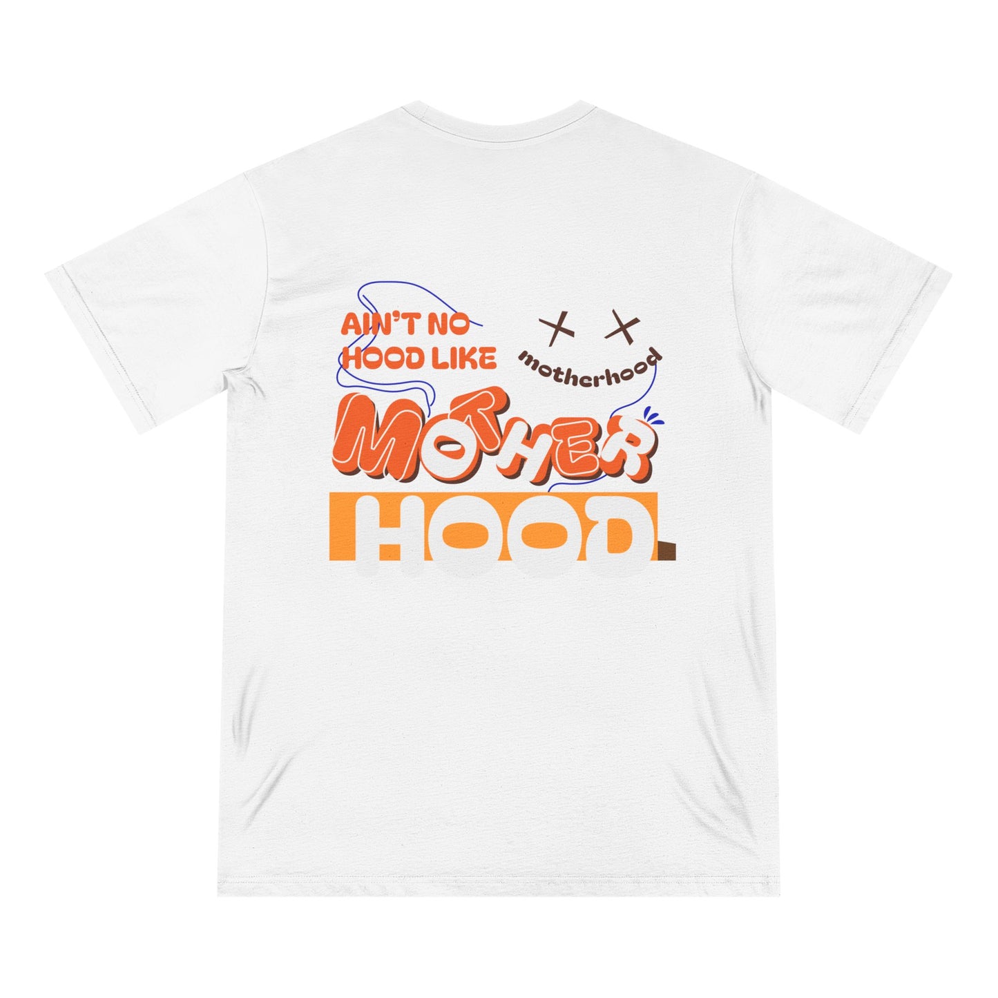Funny Mom Shirt – “Ain’t No Hood Like Motherhood” – Organic Cotton Tee | Mother’s Day Gift