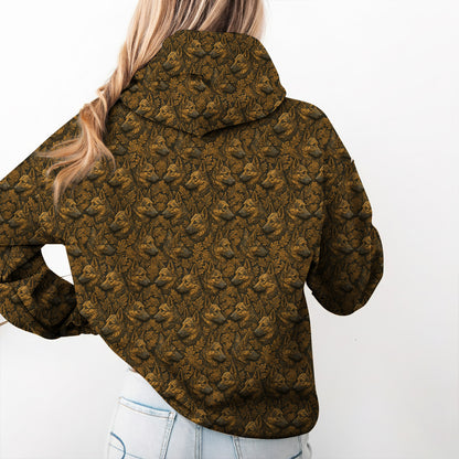 Funny German Shepherd Shirt, Shephard Pattern Hoodie, German Shepherd Ugly Sweater