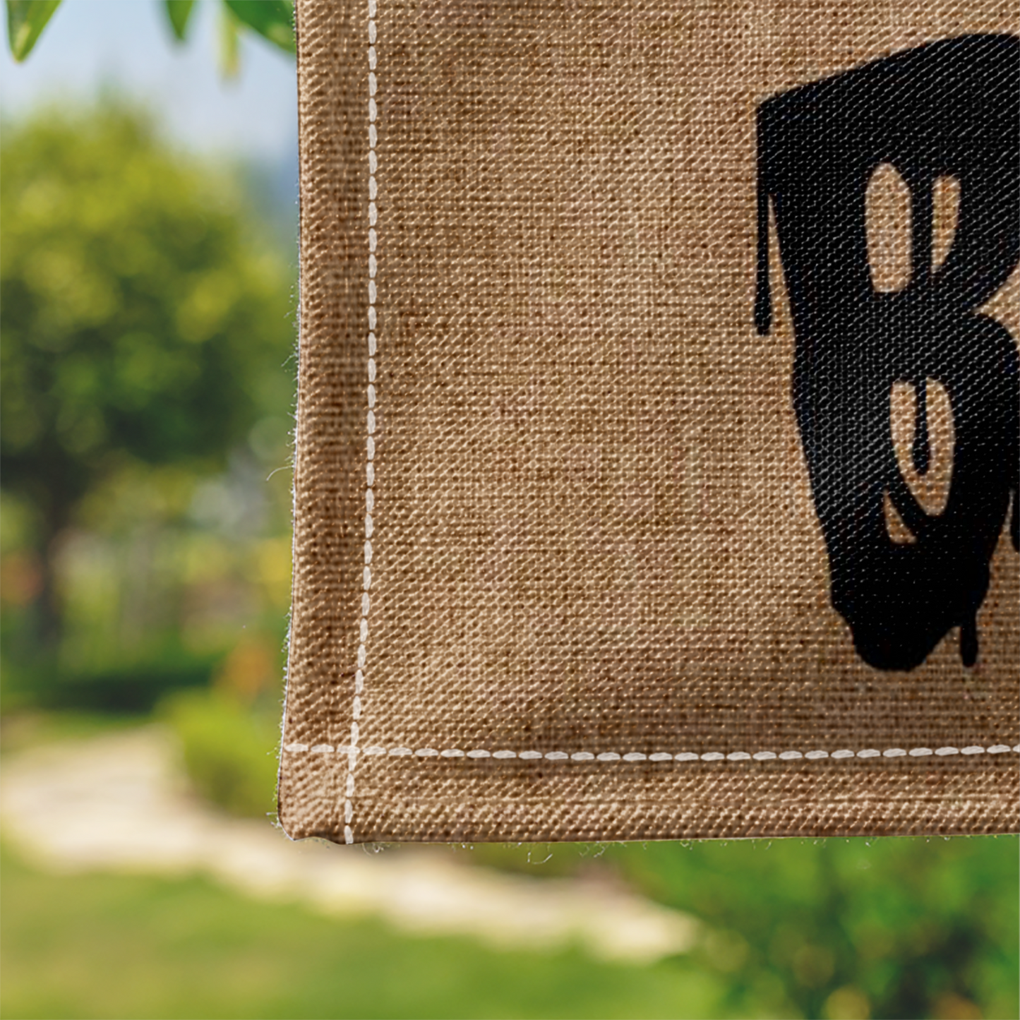 Custom Halloween Welcome - Cat Boo Yard Outdoor Decor - Personalized Flag