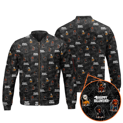 Dachshund Halloween Shirt, Funny Weiner Dog Shirts, Pattern Polos For Spooky Season