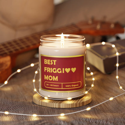 100% Organic, Eco-friendly, Vegan Scented Candle (9oz) – Perfect Gift for Moms Best Friggin' Mom