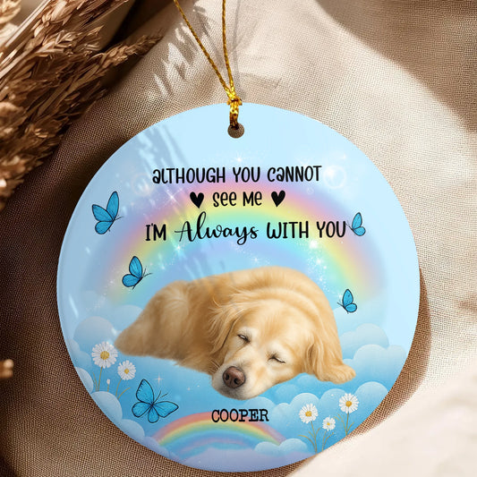 Custom Pet Memorial Gift for Dog Lovers - Personalized Ceramic Ornament-OR-NM31-VK01-WEB1
