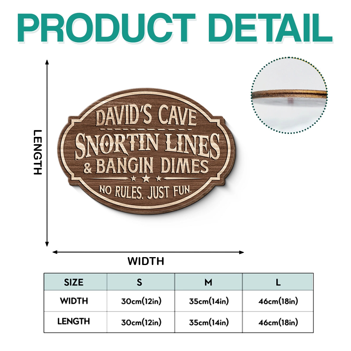 Custom Rustic Wall Decor - Personalized Shaped Wood Sign-web4