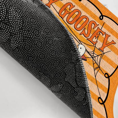 Spooky Goosey Family - Funny Halloween - Personalized Doormat