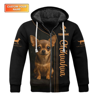 "This Isn’t Dog Hair On My Shirt It’s Chihuahua Glitter" Chihuahua Hoodie, Custom Name Chihuahua Shirt, Chihuahua Dog T Shirt