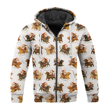 Santa Riding Cute  Dachshund Holiday Tee, Dachshund T Shirt, Wiener Dog T Shirt