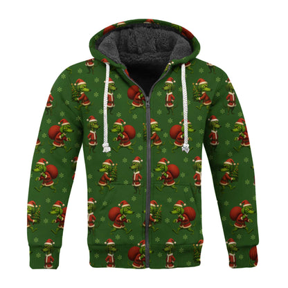 Funny Grinch Dachshund Christmas Hoodie, Xmas Pattern Dachshund Shirt, Wiener Dog Shirt For Pet Lover