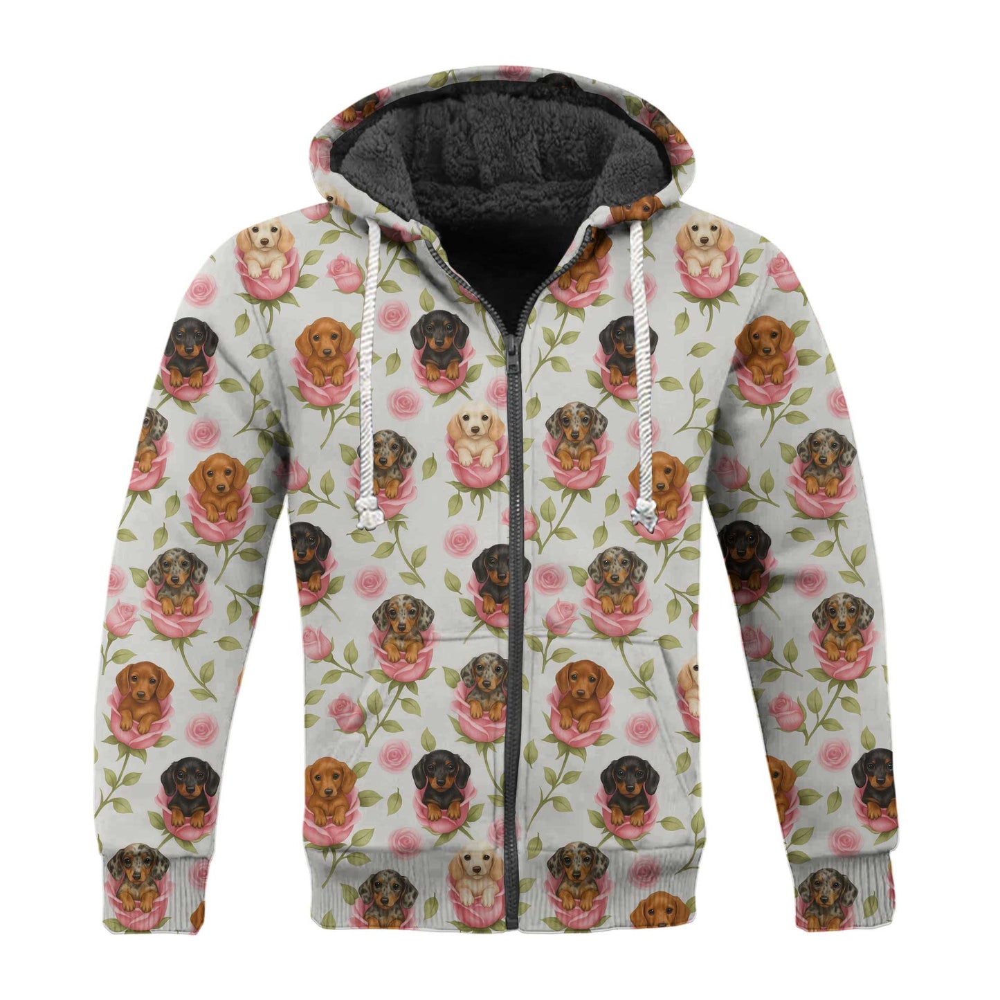 Wiener Dogs Tee Shirts, Dachshund T Shirt, Pink Rose Puppy Flower Shirt