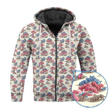 Vintage Toile Forest Pattern Polo, Dachshund Shirt, Wiener Dog T Shirts