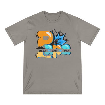 Custom “Pops” Organic T-Shirt – Colorful Eco-Friendly Tee for Father’s Day or Everyday Fun