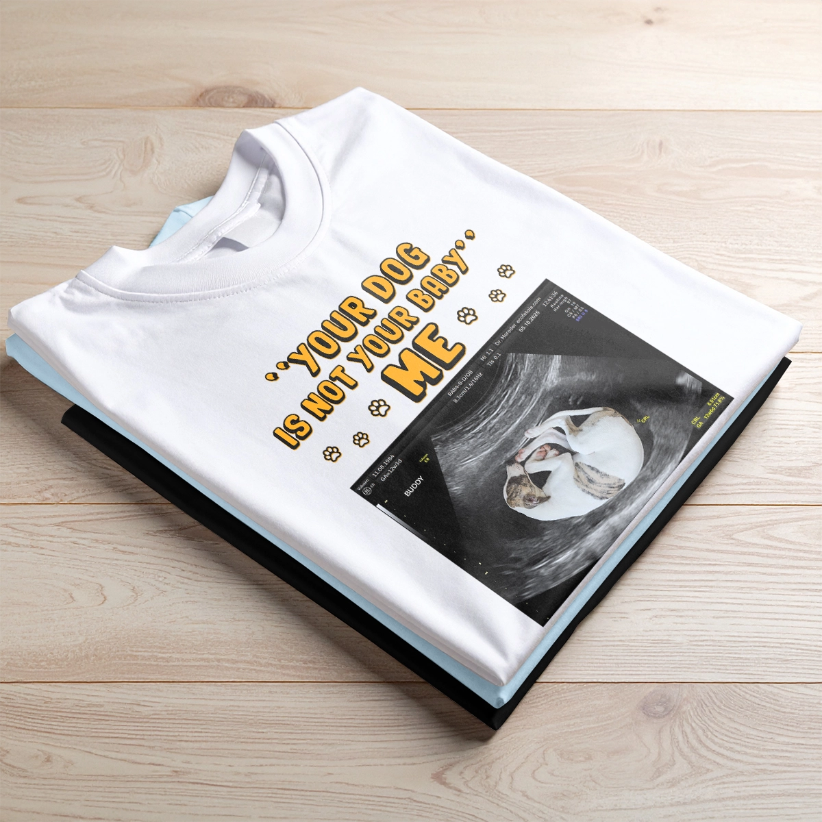 Funny Cat Ultrasound T-Shirt - Cute Personalized Gift for Cat & Dog Lovers-TS-HN02-WEB4