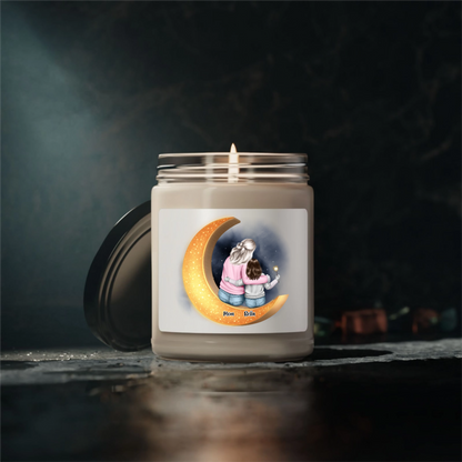 To The Moon and Back - Personalized 100% Organic, Eco-friendly, Vegan Scented Candle