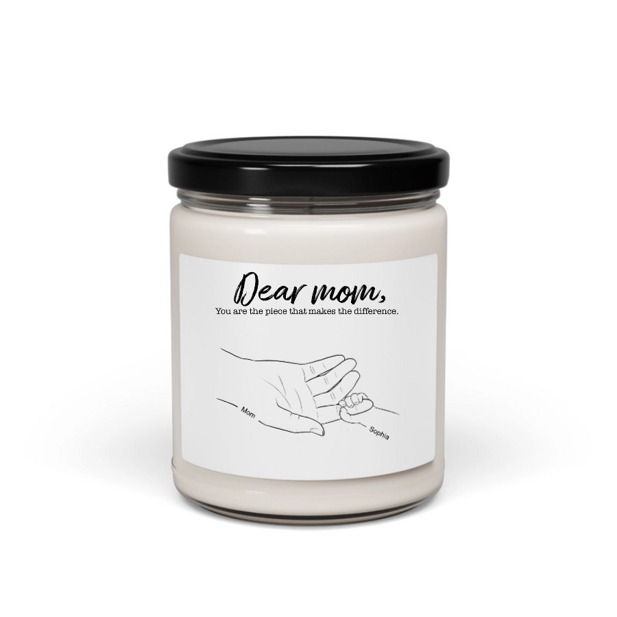 I Wanna Hold Your Hand - Personalized 100% Organic Eco-friendly Vegan Scented Candle
