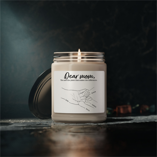 I Wanna Hold Your Hand - Personalized 100% Organic Eco-friendly Vegan Scented Candle