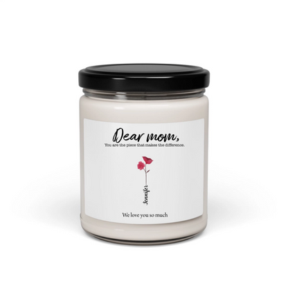 Happy Mother's Day To The Best Mom - Personalized 100% Organic, Eco-friendly, Vegan Scented Candle