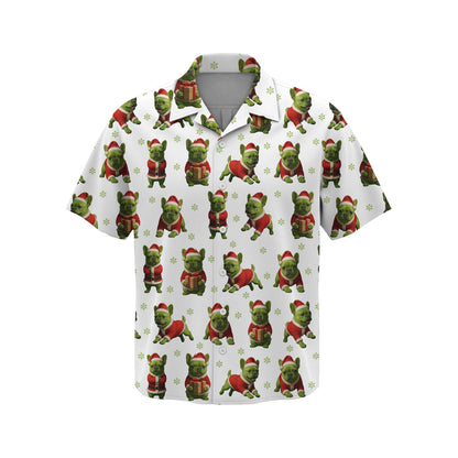 French Bulldog Shirt Pattern Shirt, Crazy French Bulldog Shirt, Funny French Bulldog Xmas Hoodie For Dog Lover