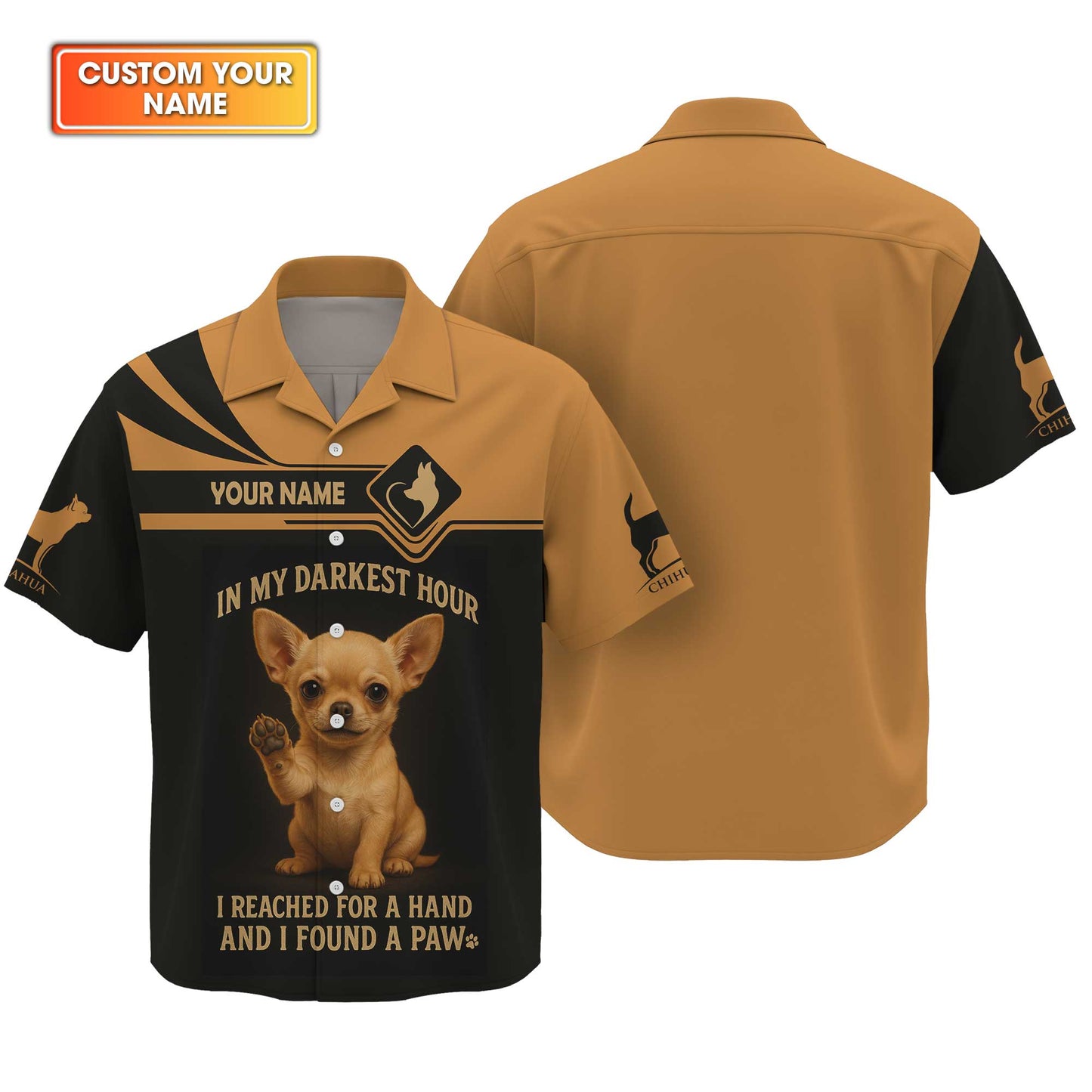 In My Darkest Hour I Reached For A Hand Chihuahua Hoodie, Chihuahua Shirt, Chihuahua Dog T Shirt