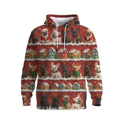 Funny Pug Pattern Shirt, Christmas Cute Pug Shirts, Xmas Hoodie For Pug Lover